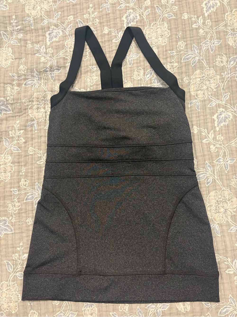 Beyond Yoga Black Charcoal Sparkle Tank Top